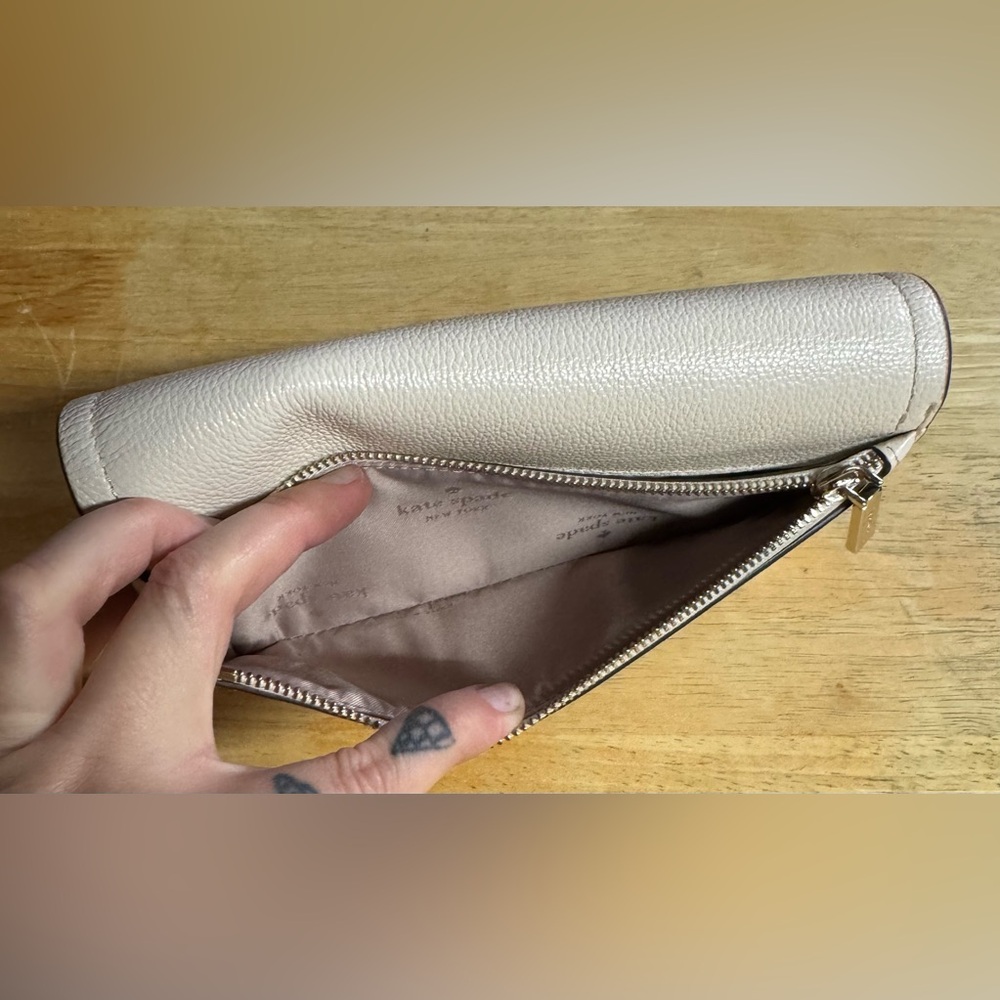 kate spade White Leather Rosie Wallet - Picture 6 of 11